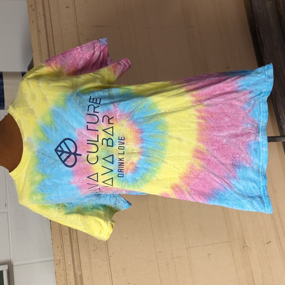 Kava Bar Pride tye dye t-shirt M